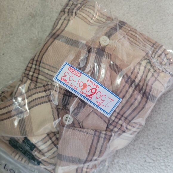 LRL Lauren Ralph Lauren Shirt Womens M Brown Plaid Button Up Camping Western - Picture 10 of 10